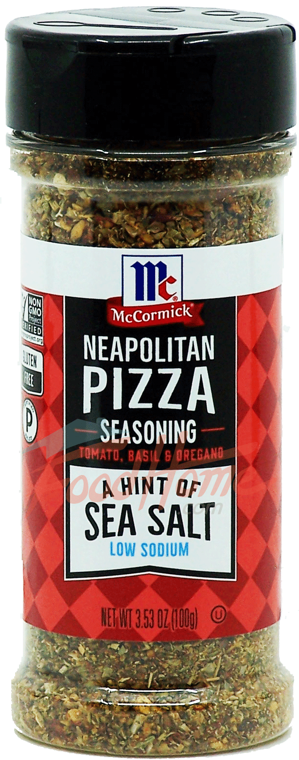 McCormick Neapolitan pizza seasoning; tomato, basil & oregano, low sodium Full-Size Picture